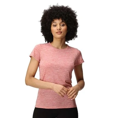 Image of Regatta DKT426 5QKC09 Go Beyond&#039; Printed Cotton Casual T Shirts/Polos/Vests Argent Grey, Size 9 10