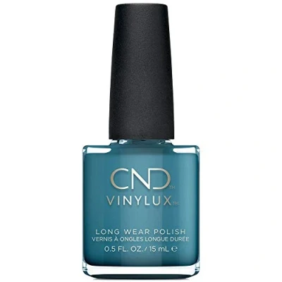 Image of CND Vinylux Long Wear Nail Polish (No Lamp Required), 15 ml, Blue, Viridian Veil