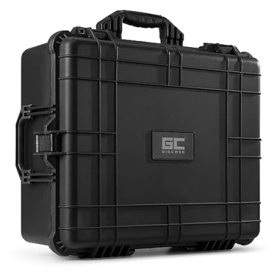 Image of Power Dynamics GIGCASE22 Hard Shell Case with Pick and Pluck Foam 620x520x225mm Waterproof, Lockable Storage Box for Airsoft, DJ Equipment, Cameras, Drones, Tools Universal Protective Flight
