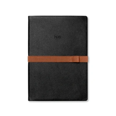 Image of Letts of London Oslo A5 week to view 2025 diary black