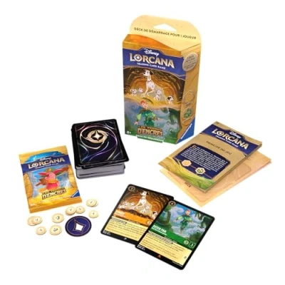 Image of Ravensburger Disney Lorcana TCG Ink Lands Trading Card Game Starter Deck Amber &amp; Emerald