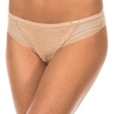 Image of Janira Womens Magic Band Brazilian effect panties breathable fabric 1031622 women Beige Size Small