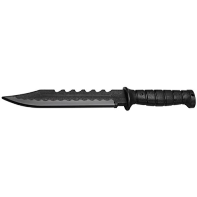 Image of Martial Arts Polypropylene Solid Plastic &quot;Hunter&quot; Training Knife E447