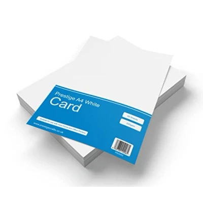 Image of Prestige A4 220gsm Card White Craft Cardstock (Pack of 50 Sheets)