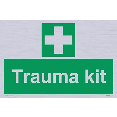Image of Trauma kit Sign 300x200mm A4L