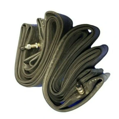 Image of Hard To Find Bike Parts Pair 26 x 1 1/4 3/8&quot; Dunlop Valve Inner Tubes Woods For Roadster Bikes