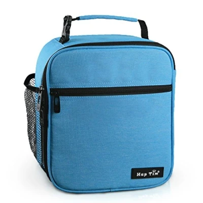 Image of Hap Tim Insulated Lunch Bag for Adults &amp; Kids, 6.5L Cool Boys Box Men Women, Tough Spacious Cooler Bento Boxes (Blue UK 18654 BL)