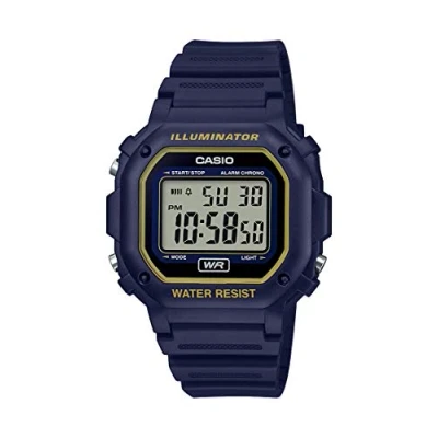 Image of Casio Men Digital Quartz Watch with Resin Strap F 108WH 2A2CF