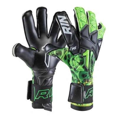 Image of Rinat Xtreme Guard Dominus Pro Adult Goalkeeper Gloves Green Size 7