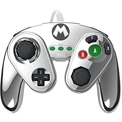 Image of PDP Wired Fight Pad Metal Mario (Nintendo Wii U)