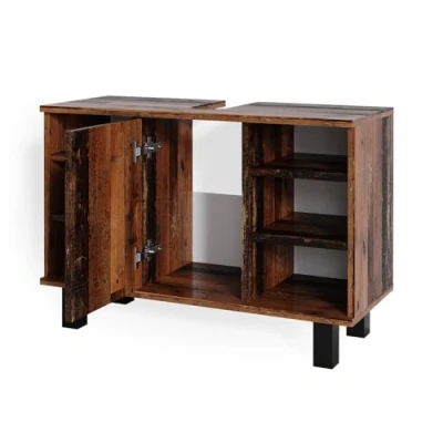 Image of Vicco Sink base cabinet Fynn, Antique wood, 80 x 54 cm