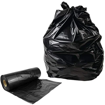 Image of Black Bin Bags 200 Refuse Sacks Per Case Everyday Dustbin Liners (Heavy Duty)