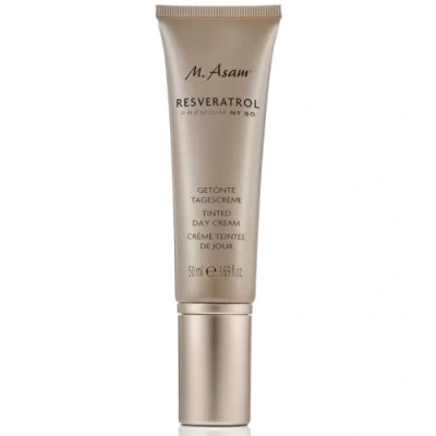 Image of M. Asam resveratrol Premium NT50 Smoothing Tinted Day cream (50ml) Anti aging face with &amp; hyaluronic acid softens the appearance of pores, unevenness wrinkles, facial care