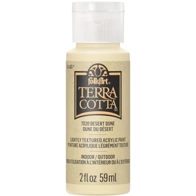 Image of Desert Dune Folkart Terra Cotta Textured Paint 2 Oz.