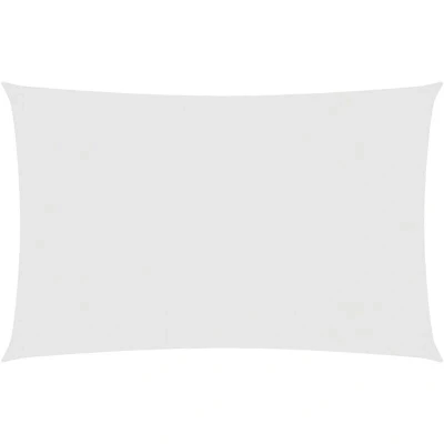 Image of vidaXL Sunshade Sail Oxford Fabric Rectangular 5x8 m White