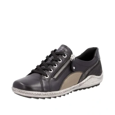 Image of Remonte Women&#039;s R1439 Lace up, Black, 5 UK