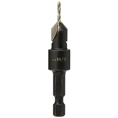 Image of Trend Snappy TC 9.5mm Countersink with HSS 2mm Drill for Softwood &amp; Hardwood, Quick Release System, SNAP/CS/4TC