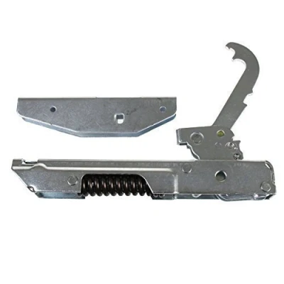Image of Pizza Oven Door Hinge Spring &amp; Mounting Bracket Compatible with GAM Newscan M4 MD4+4 MD6 MD6+6 Ovens
