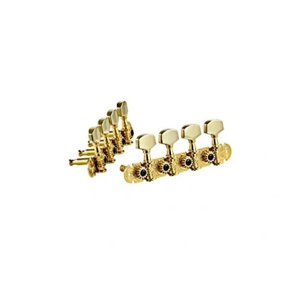 Image of Ortega OTMMASTD GO Mandolin Machine Heads Set A style Standard Gold