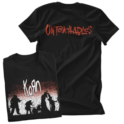 Image of Korn Officially Licensed Untouchables Mens T Shirt, Black, Medium