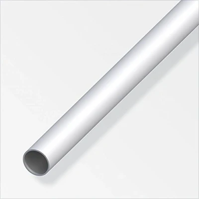 Image of Round Tube 1m x 10mm 1mm Silver Anodised Aluminium