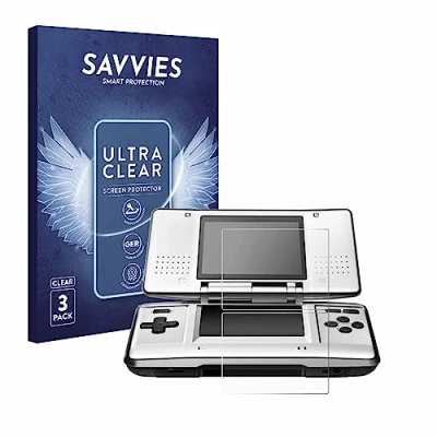 Image of Savvies 6 Pack Screen Protector compatible with Nintendo DS Protection Film Clear