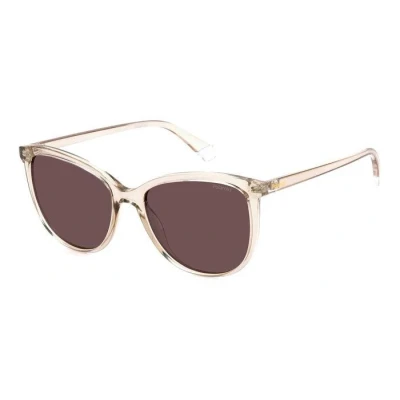 Image of Polaroid Woman PLD 4138/SA FWM/KL Sunglasses Plastic Nude Pink Cat Eye Polarized