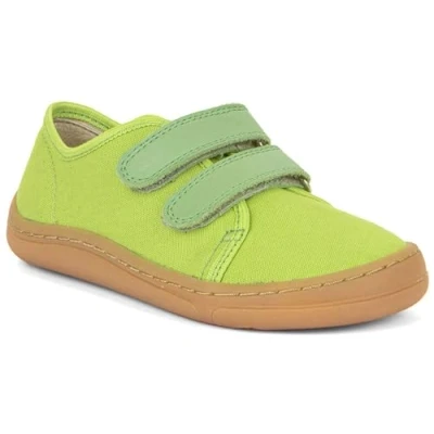 Image of Froddo Barefoot Touchstrap shoes for kids, Size: 11K, Light green Leather and textile
