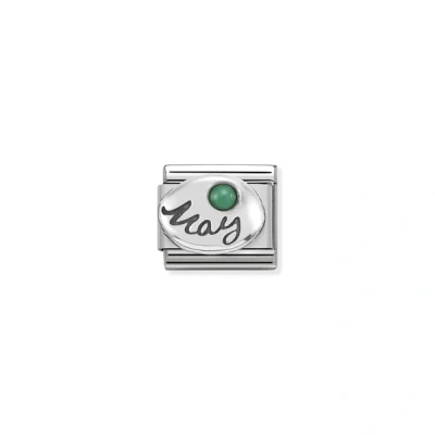 Image of Nomination May Emerald Stone Birthstone Charm