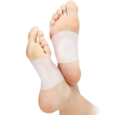 Image of Doact Arch Support Soft Gel Cushions, Brace for Women and Men, Sleeves Foot Pain Relief Plantar Fasciitis Flat Feet Fallen Arches 2 Pairs