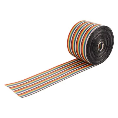 Image of Colorful 1.27mm Spacing Pitch Cable 40P Rainbow Flat Ribbon with Wire Width 5.08cm(3meters)
