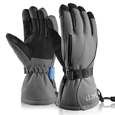 Image of KINEED Waterproof Winter Gloves 3M Thinsulate Insulated Ski Snowboard Cold Weather Warm for Mens Womens