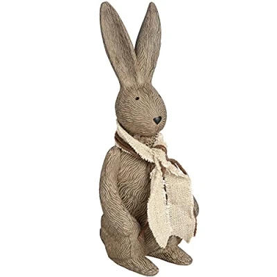 Image of Hill 1975 Winter Bunny Rabbit Small, Resin, Mixed, one