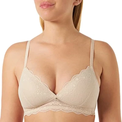 Image of Naturana Women&#039;s 5194 Padded Bra, Light Beige, 34C