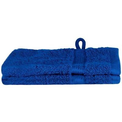 Image of vidaXL Guest Towel 2 pcs Blue 15 x 21 cm Cotton