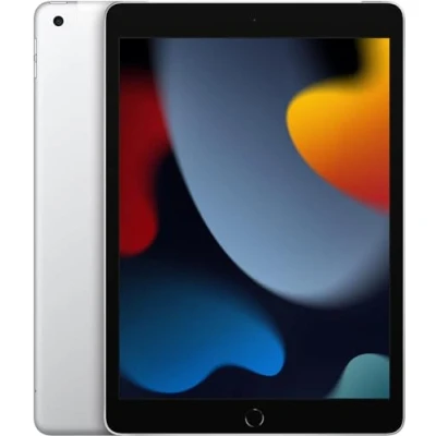Image of 2021 Apple iPad (10,2 inch, Wi Fi + Cellular, 256GB) Silver (Renewed)