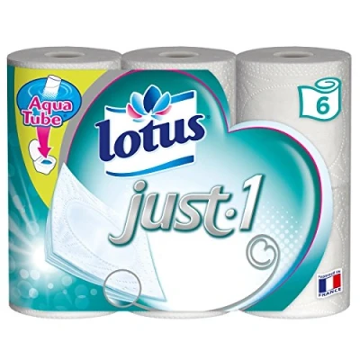 Image of Lotus JUST1 Set of 6 Toilet Paper Roll