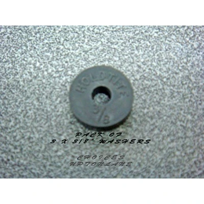 Image of AK RUBBER REPLACEMENT FLAT TAP WASHERS FOR SINK BATH BASIN TAPS VARIOUS SIZES &amp; PACKS (PACK OF 3 X 3/8&quot;)