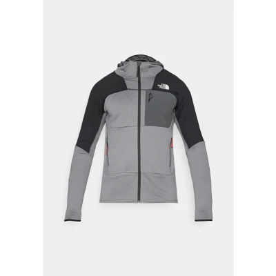 Image of The North Face Men&#039;s Stormgap Powergrid Hoodie Jacket, Smoked Pearl/Tnf Black, S