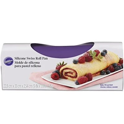Image of Swiss Roll Tin/Mould, Silicone, 22.8cm x 33cm 2.5cm (9in 13in)