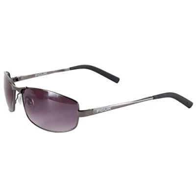 Image of FCUK FCS036 Dark Gunmetal Rectangle Sunglasses Lens Category 2 Size 60mm