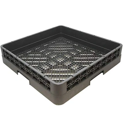 Image of Commercial Kitchen Dishwasher Rack Open Basket Tray Cutlery Cup Glass 500x500mm