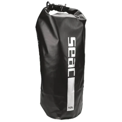 Image of Seac Dry Bag for Diving, Fishing, Boating and Outdoor Activities, 10 lt, black