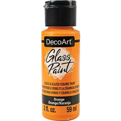 Image of Orange Glass Paint 2Oz.