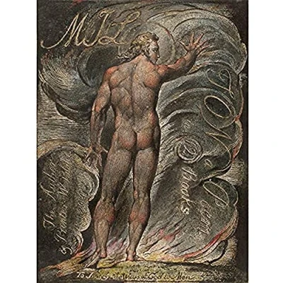 Image of Blake Milton Poems Ways God Bucheinband, ungerahmt, Wandkunstdruck, Poster, Heimdekoration, Premium