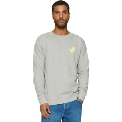 Image of Mister Tee Wasted Youth Crewneck Sweatshirt, Men&#039;s, Size: XL, Grey