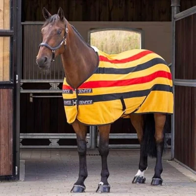 Image of Shires Tempest Original Newmarket Fleece Rug Stripe 7&#039;3&quot; / 87&quot;,