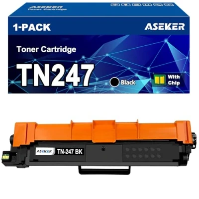 Image of ASEKER TN 247 243 Toner Cartridge TN247 TN243 Compatible for Brother DCP L3510CDW L3550CDW MFC L3710CW L3730CDN L3750CDW L3770CDW HL L3210CW L3230CDW L3270CDW（ Black ）