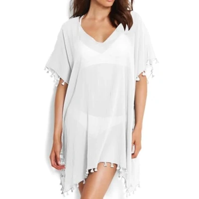 Image of Swimsuit Cover Ups for Women,Beach Dress Bikini Women Chiffon Swimwear Beach (White)