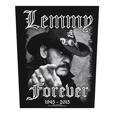 Image of Motorhead Lemmy Forever Black Back Patch